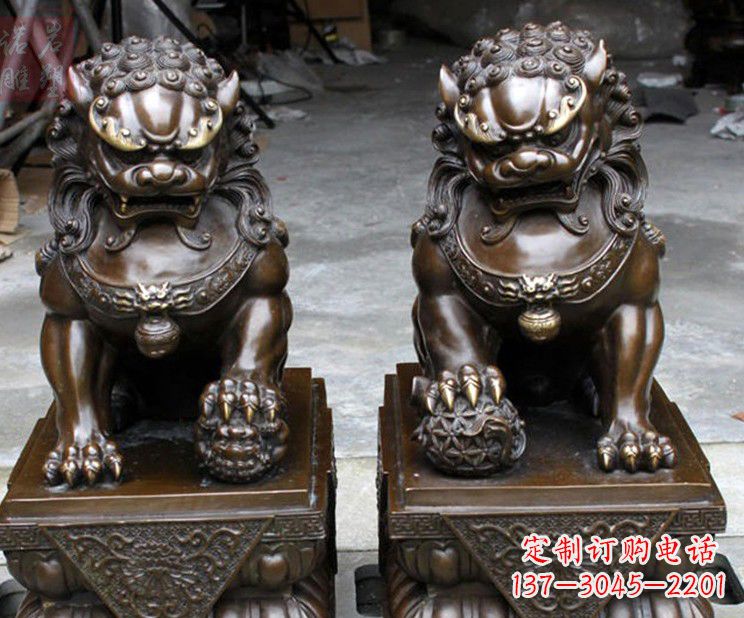 宜宾天安门铜狮子