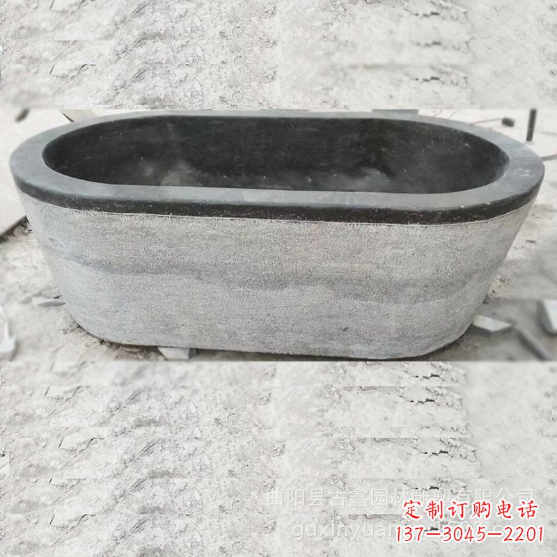 宜宾庭院养鱼石雕水槽