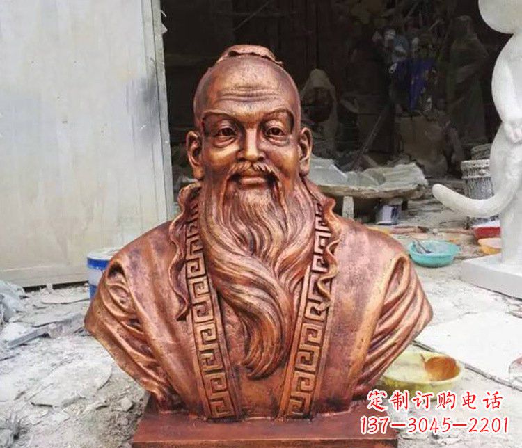 宜宾铜雕古代孙思邈人物雕塑