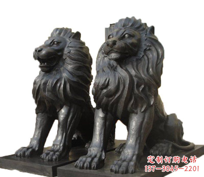 宜宾铜雕古代神兽狮子雕塑