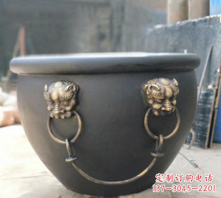宜宾铜雕故宫水缸