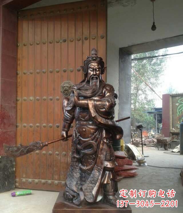宜宾铜雕关公像