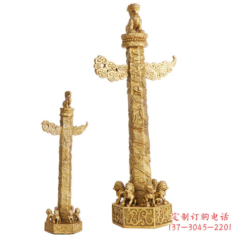 宜宾铜雕华表柱