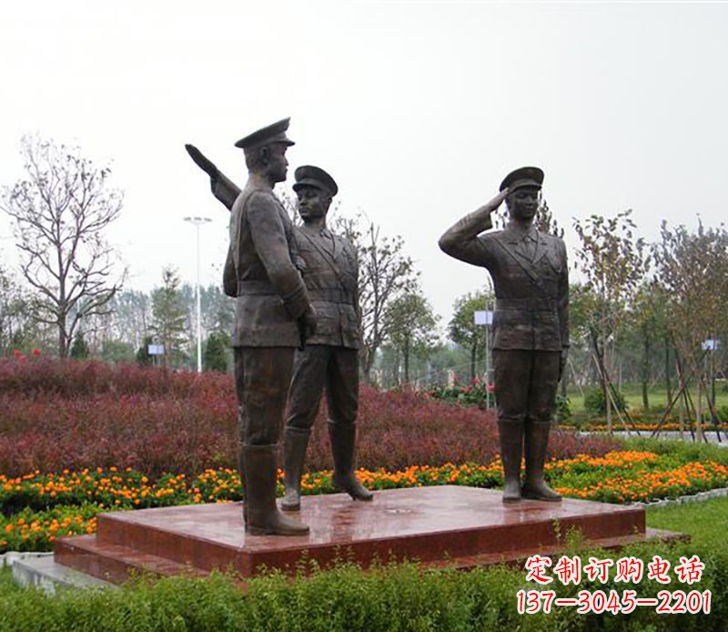 宜宾铜雕警察铜雕