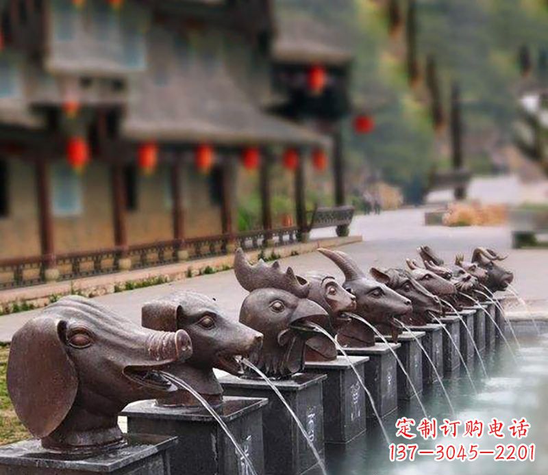 宜宾铜雕喷泉