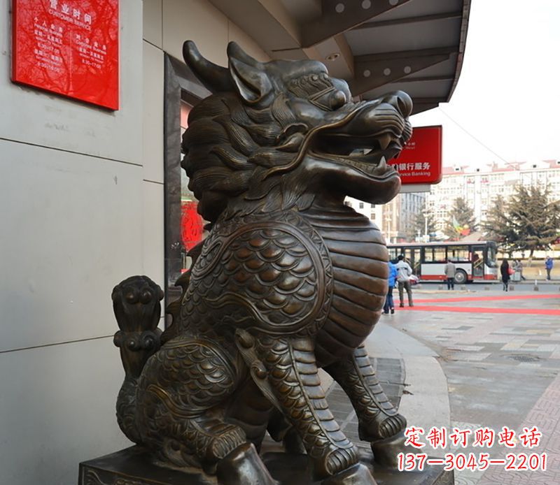 宜宾铜雕麒麟