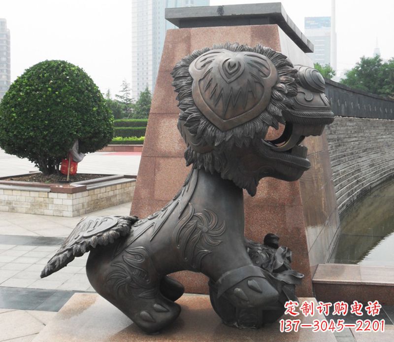 宜宾铜雕狮子