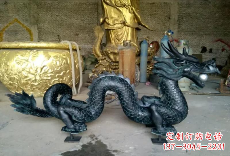 宜宾铜雕双龙戏珠222