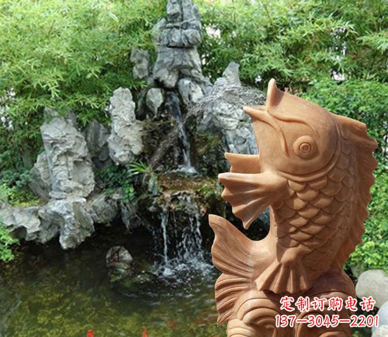 宜宾晚霞红鲤鱼喷泉