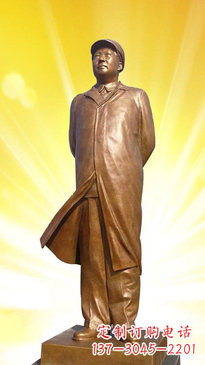 宜宾伟人毛主席铜雕