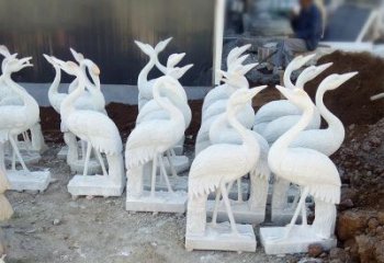 宜宾精美工艺，传统雕刻——仙鹤石塑