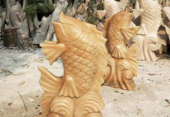 宜宾中领雕塑精美鲤鱼雕塑