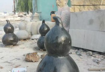 宜宾驱负能量的葫芦石雕塑