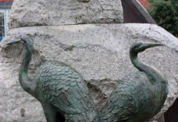 宜宾青铜仙鹤公园动物雕塑--令人叹为观止的完美艺术品