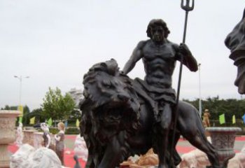 宜宾狮子座铜雕：狮子雕塑把你的星座进行升华