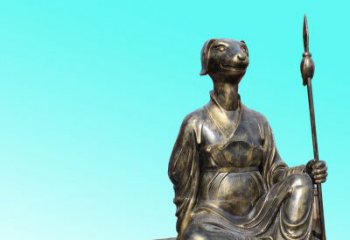 宜宾精美十二生肖坐式铜雕