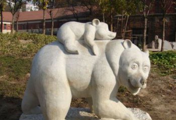 宜宾狗熊雕塑景观，给你一个精美园林