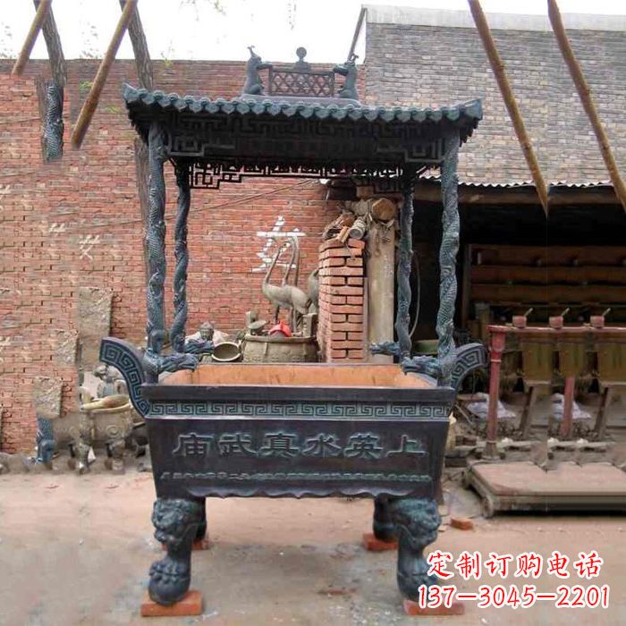 宜宾现代铜香炉