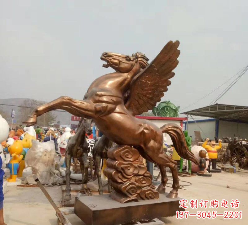 宜宾祥云飞马铜雕