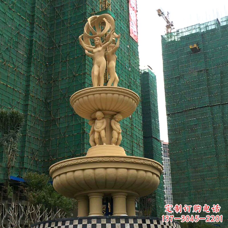 宜宾小区大型欧式人物景观喷泉