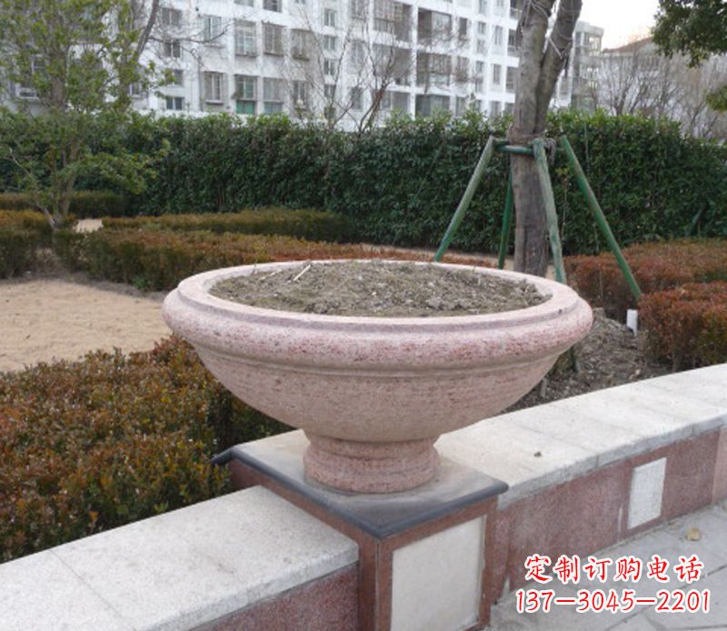 宜宾小区花盆石雕