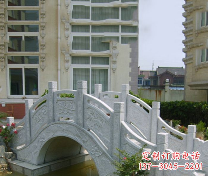 宜宾小区景观大理石拱桥 (2)