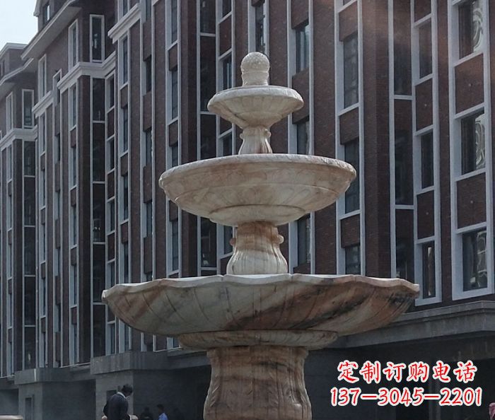 宜宾小区景观大型喷泉石雕 (6)