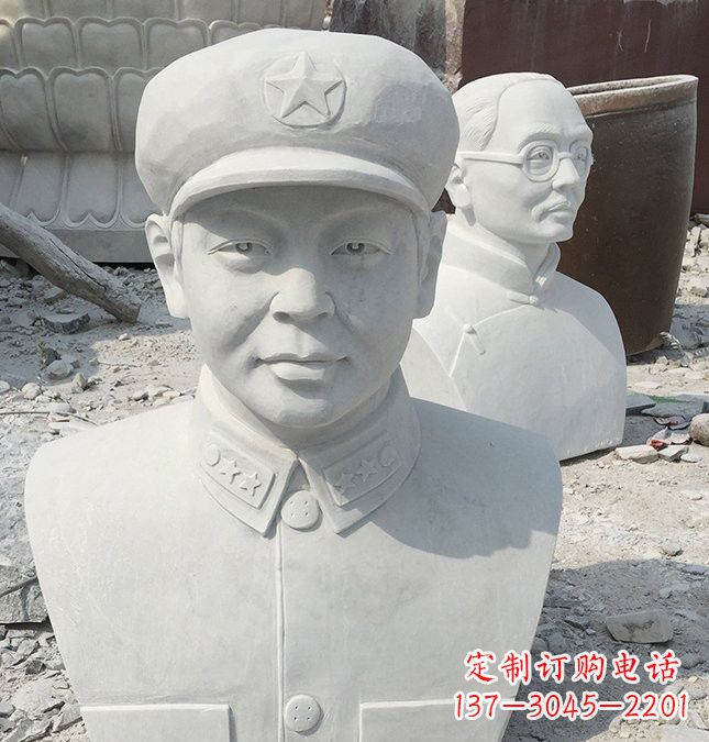 宜宾校园雷锋头像石雕
