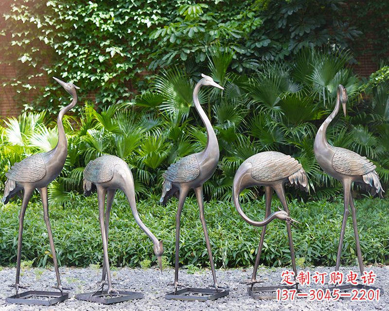 宜宾写意仙鹤雕塑