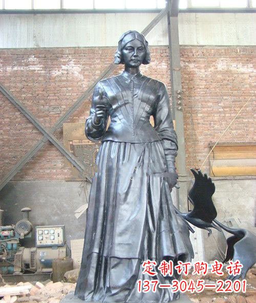 宜宾医院校园西方名人南丁格尔铜雕