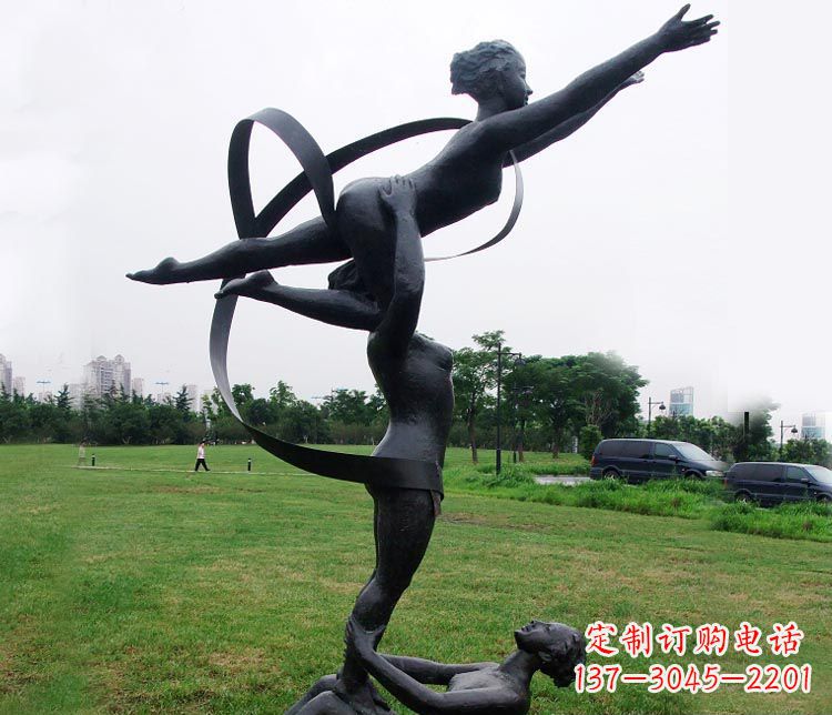宜宾艺术体操运动员雕塑