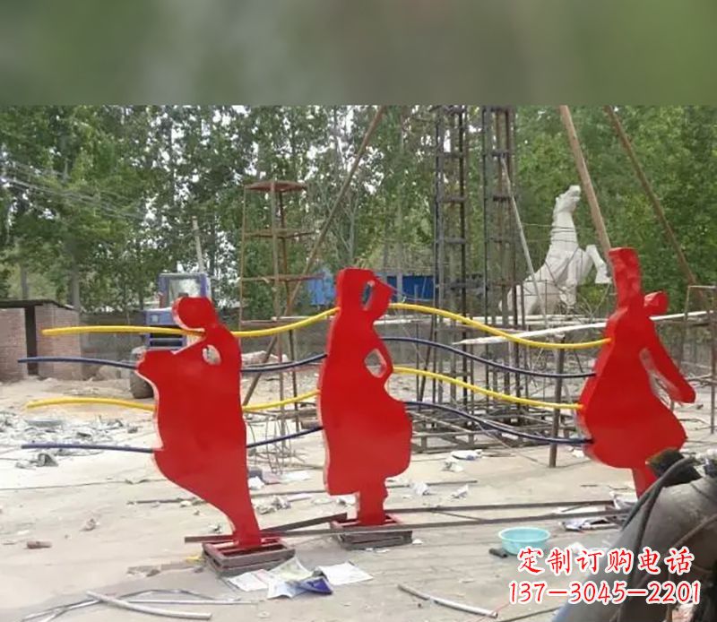 宜宾音符剪纸雕塑不锈钢