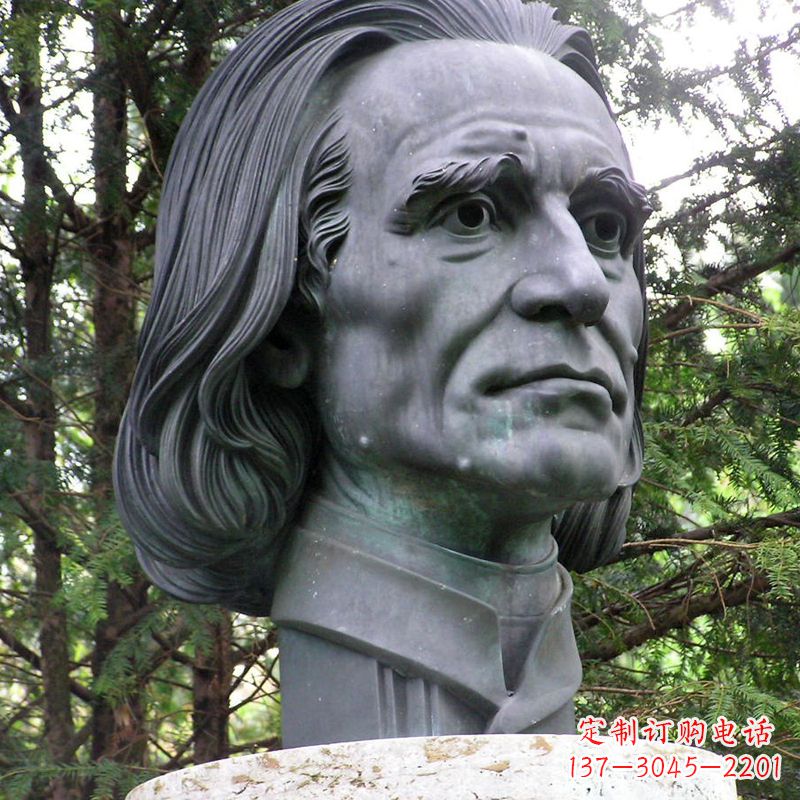 宜宾英国著名外科医生利斯特铜雕头像雕塑