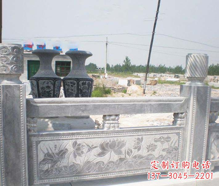宜宾园林仿古石栏板景观石雕 (3)