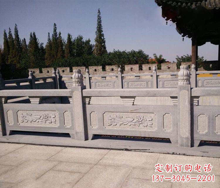 宜宾园林仿古石栏板景观石雕 (2)