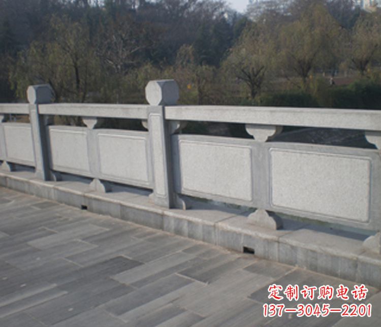 宜宾园林仿古石栏板景观石雕 (7)