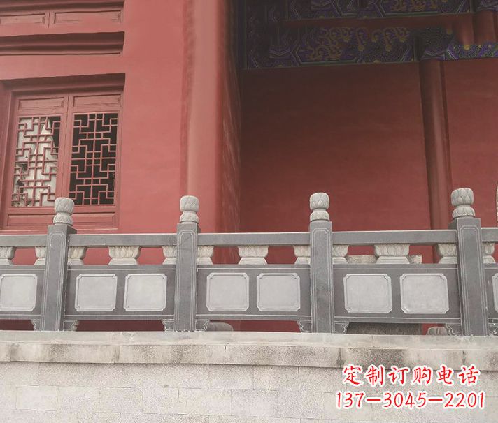 宜宾园林仿古石栏板景观石雕 (8)