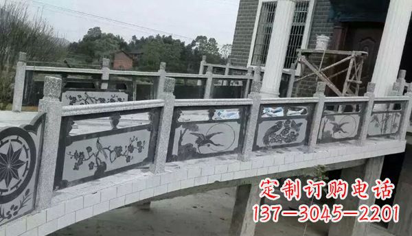 宜宾园林仿古石栏板景观石雕 (10)