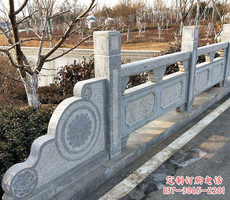 宜宾园林仿古石栏板景观石雕_1