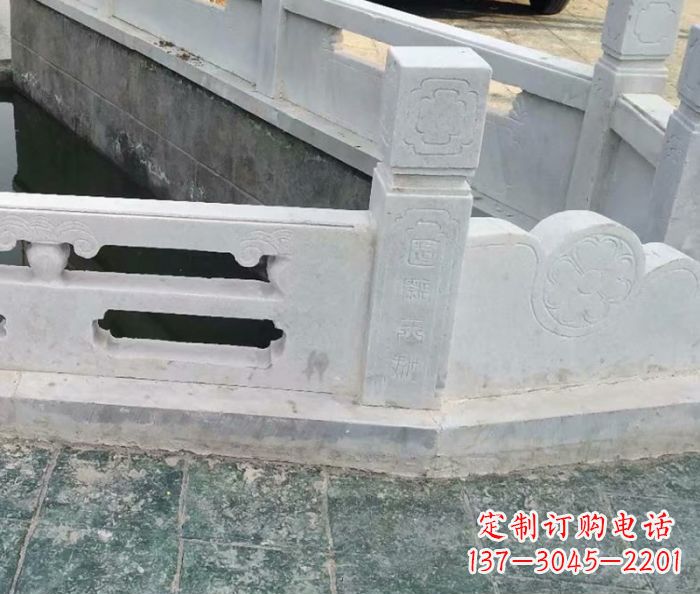 宜宾园林景观大理石栏板雕塑 (7)