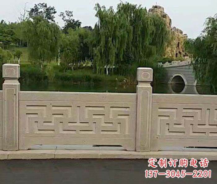 宜宾园林景观大理石栏板石雕 (4)