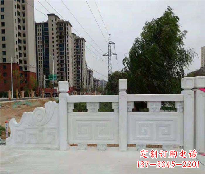 宜宾园林景观大理石栏板石雕 (5)