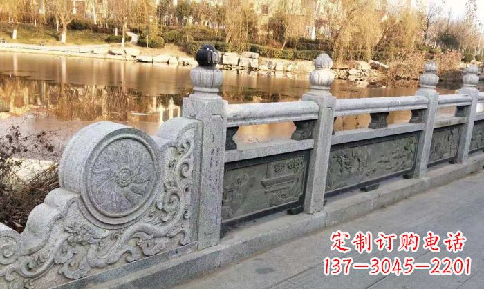 宜宾园林景观大理石栏板石雕 (10)