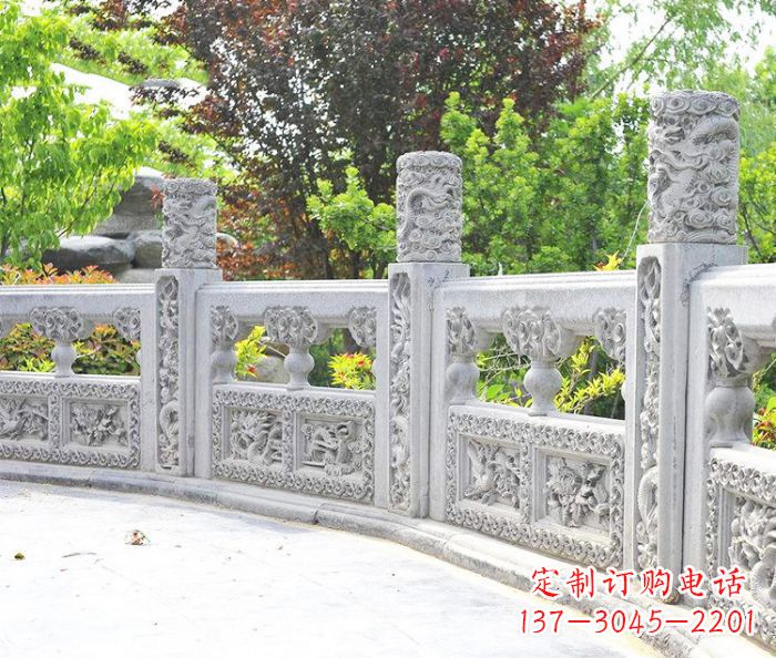 宜宾园林景观大理石栏板石雕 (9)