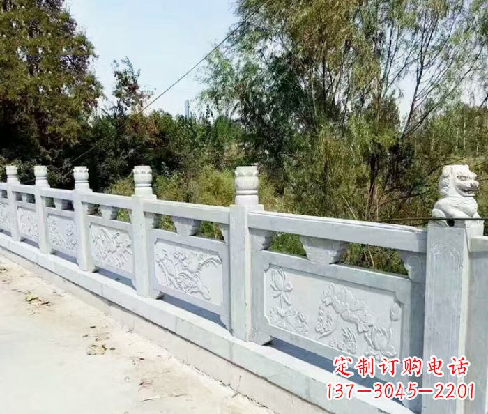 宜宾园林景观大理石栏板石雕_1