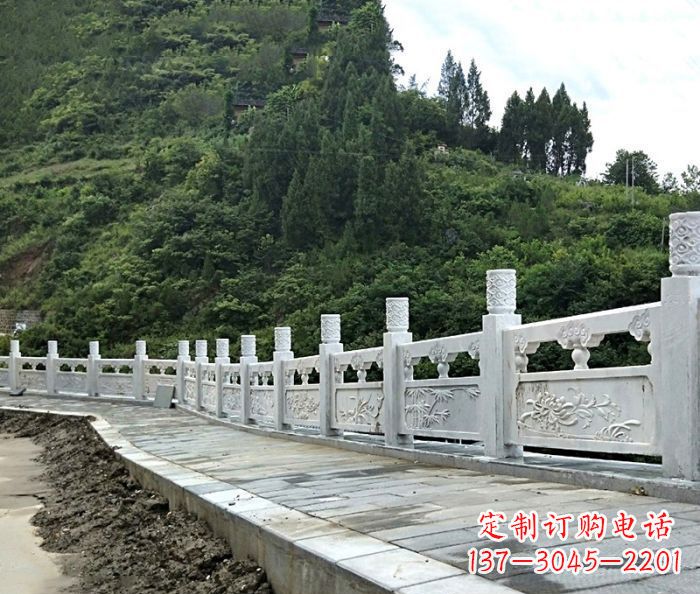 宜宾园林景观大理石栏板石雕_2