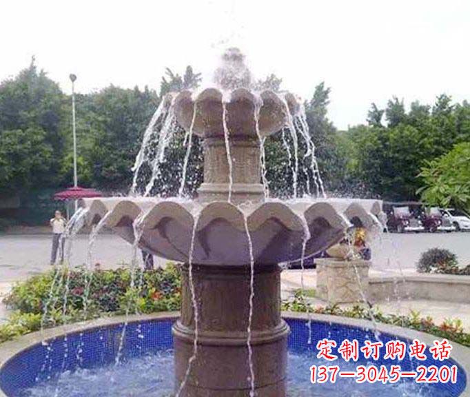 宜宾园林景观大理石喷泉石雕