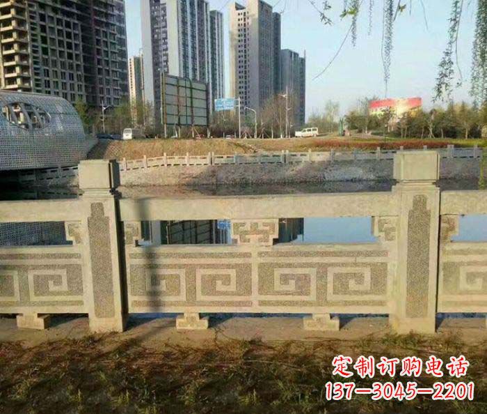 宜宾园林景观仿古石雕栏板 (3)