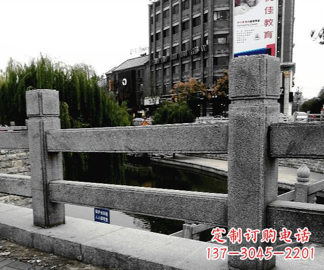 宜宾园林景观仿古石雕栏板 (9)