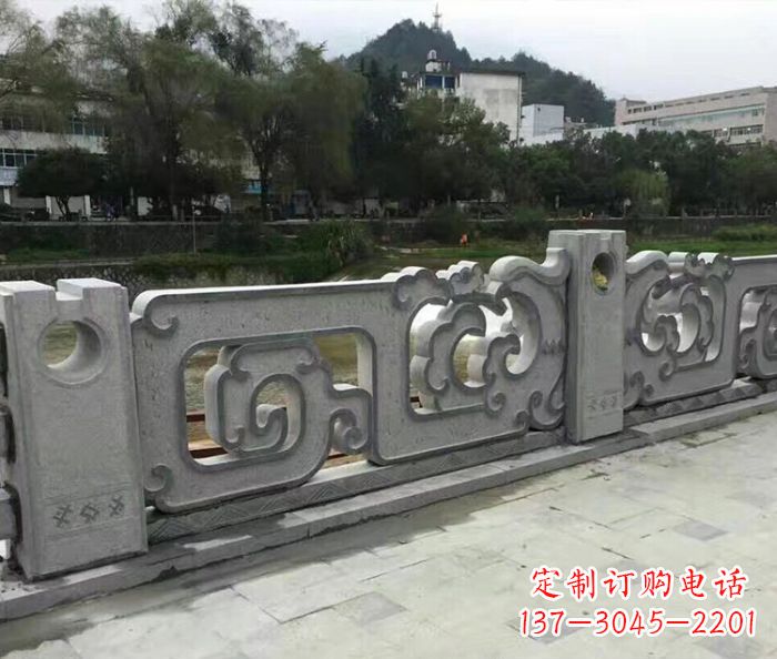 宜宾园林景观仿古石雕栏板_1